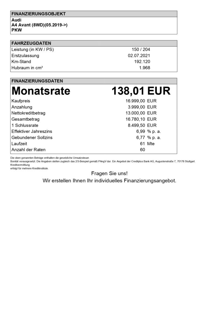 Audi A4 Avant 40 TDI advanced LED*Leder*Assist